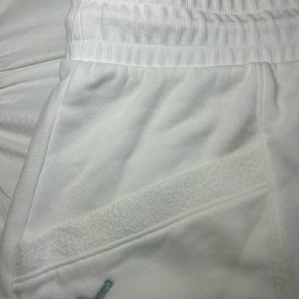 Lou & Grey Elastic Tie Waist Cotton Blend Shorts w/ Novelty Tennis Print Size L - Picture 7 of 13